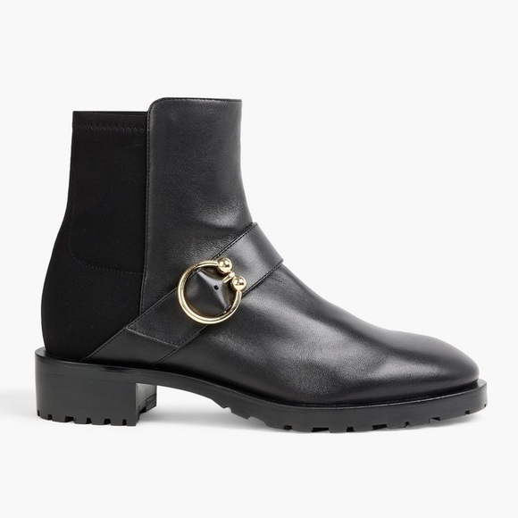 STUART WEITZMAN Luxering suede and neoprene ankle boots Sz 7 - Picture 1 of 10